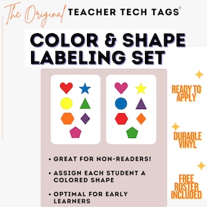 Special Ed Classroom Labels for student supplies
