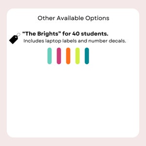 Classroom Numbers and Chromebook Labels for Classroom Organization Must ...