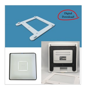 STL: UniFi AP-AC Replacement Mount for Ubiquiti (square version) - 3D model only