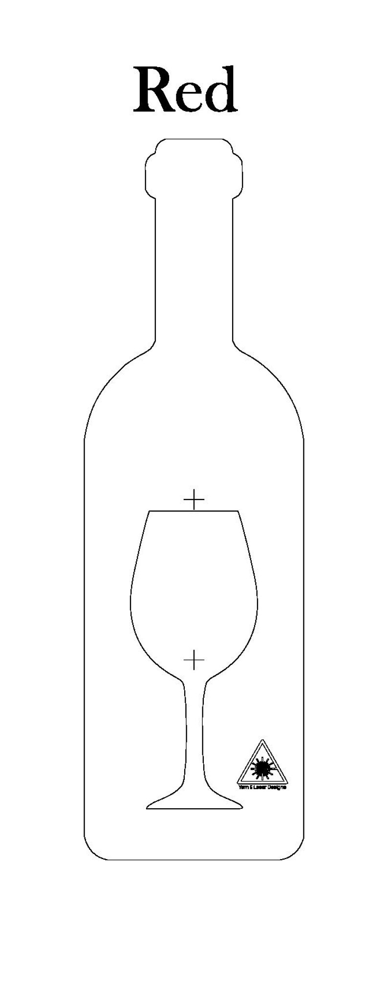 Wine Bottle (and Glass) Router Template for Charcuterie, Cheese and ...