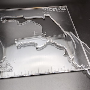 US State Router Template - Two sizes 6&quot; and 10&quot; - Custom up to 10&quot; available