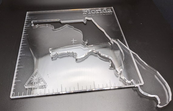 US State Router Template - Two sizes 6" and 10" - Custom up to 10" available