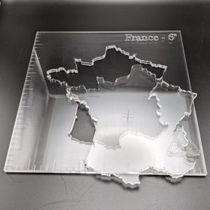 Countries of the World Router Template - two sizes 6&quot; and 10&quot; - Custom sizes in between - Laser Cut