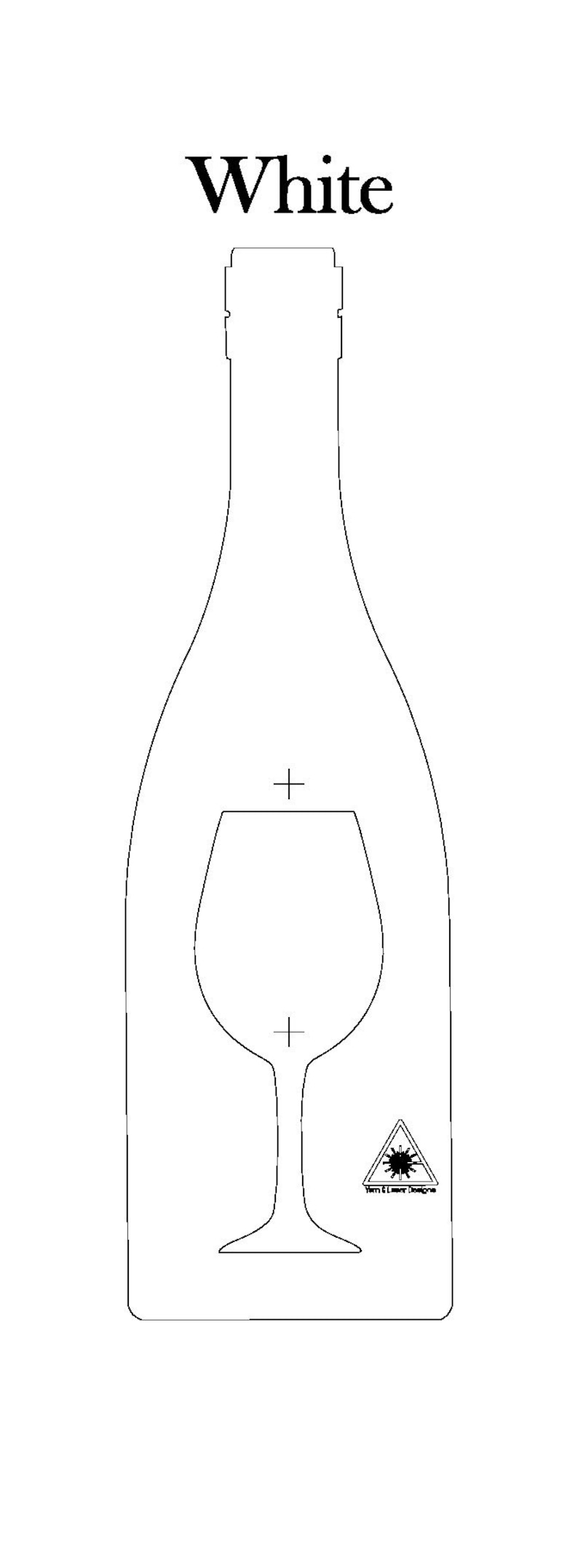 Wine Bottle (and Glass) Router Template for Charcuterie, Cheese and ...