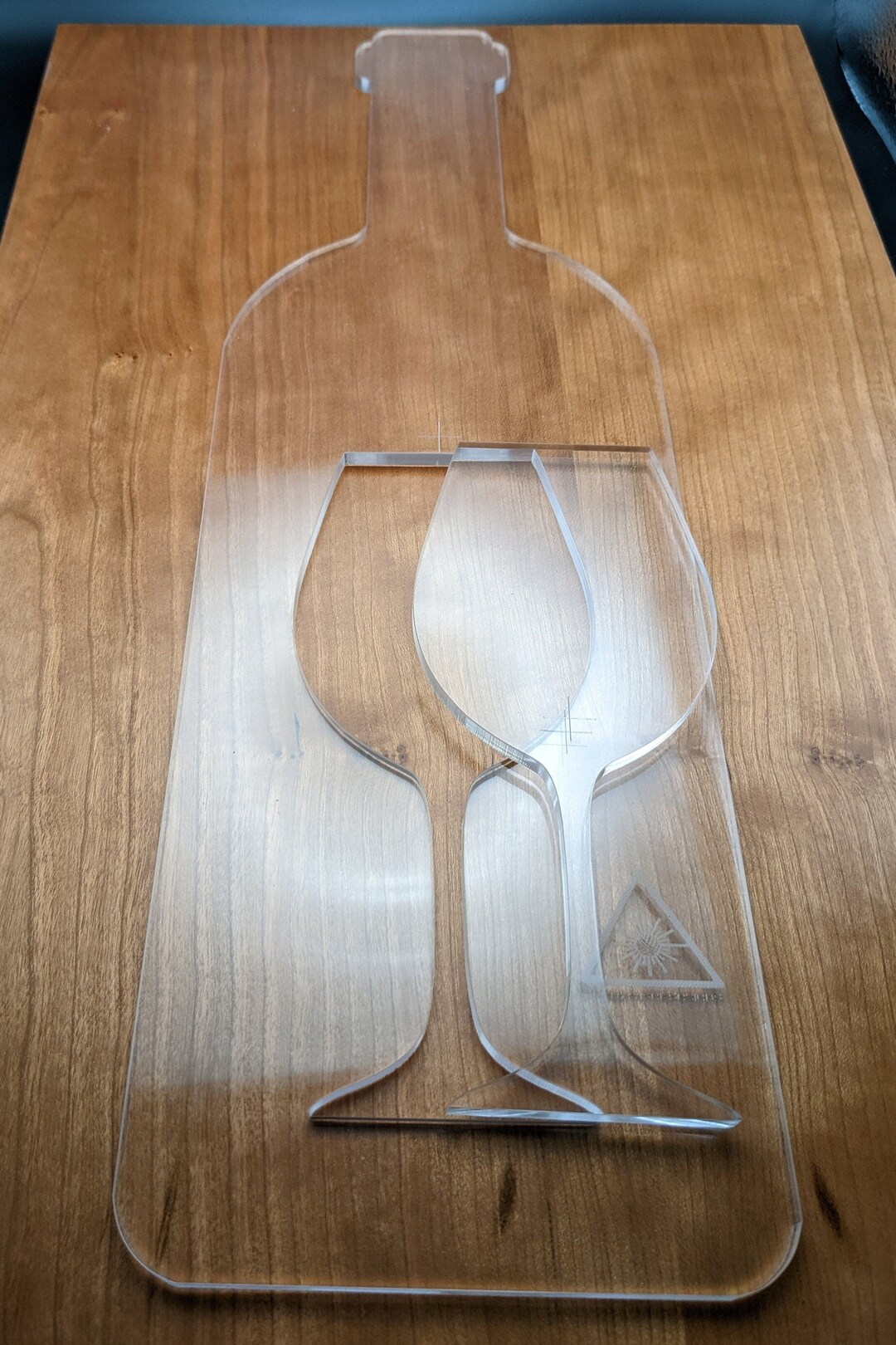 Wine Bottle (and Glass) Router Template for Charcuterie, Cheese and ...