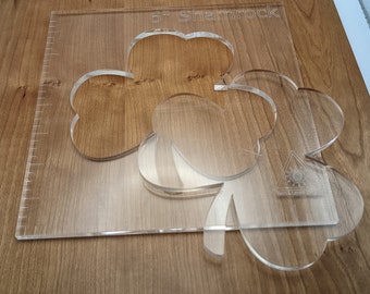 Acrylic Shamrock Router Template - FREE SHIPPING
