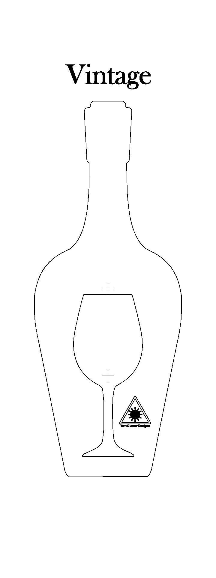 Wine Bottle (and Glass) Router Template for Charcuterie, Cheese and ...