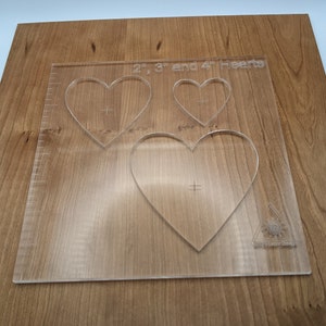 Acrylic Heart Router Template - 6