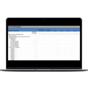 Cash Flow Worksheet - Streamline Statement Preparation - Download + Instructional Video | VIDEO TUTORIAL INCLUDED