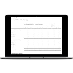 Complete Financial Statements Template - Effortless Reporting Solution | VIDEO TUTORIAL INCLUDED