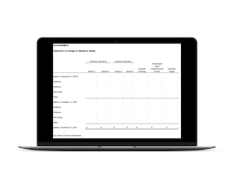 Complete Financial Statements Template - Effortless Reporting Solution | VIDEO TUTORIAL INCLUDED