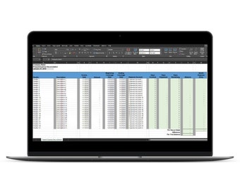 Prepaid Expense Tracker Spreadsheet | Excel Template for Tracking Prepaid Expenses | VIDEO TUTORIAL INCLUDED