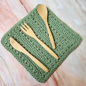 Sage Dishcloth - Crochet Pattern