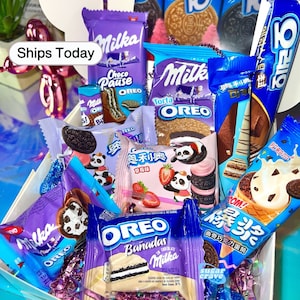 Foreign Oreos Bundle, China, Argentina, 8 Pcs | Milka, Matcha Cookies, Wafers, Alfajores | Limited Edition Exotic Bundle Mystery Snack Box