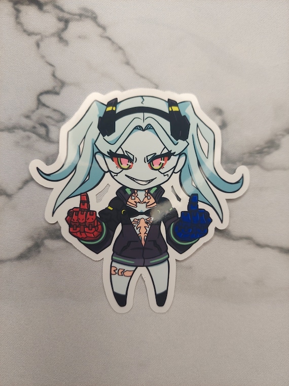 Cyberpunk Edgerunners Rebecca Anime Girl Sticker Vinyl Decal Phone