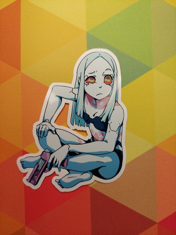 Cyberpunk Edgerunners Rebecca Anime Girl Sticker Vinyl Decal Phone