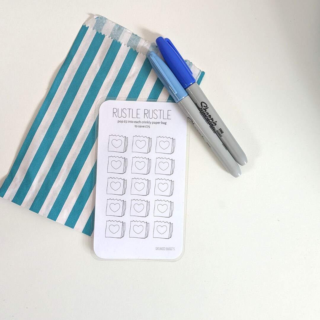 Rustle Rustle Savings Challenge - Etsy UK