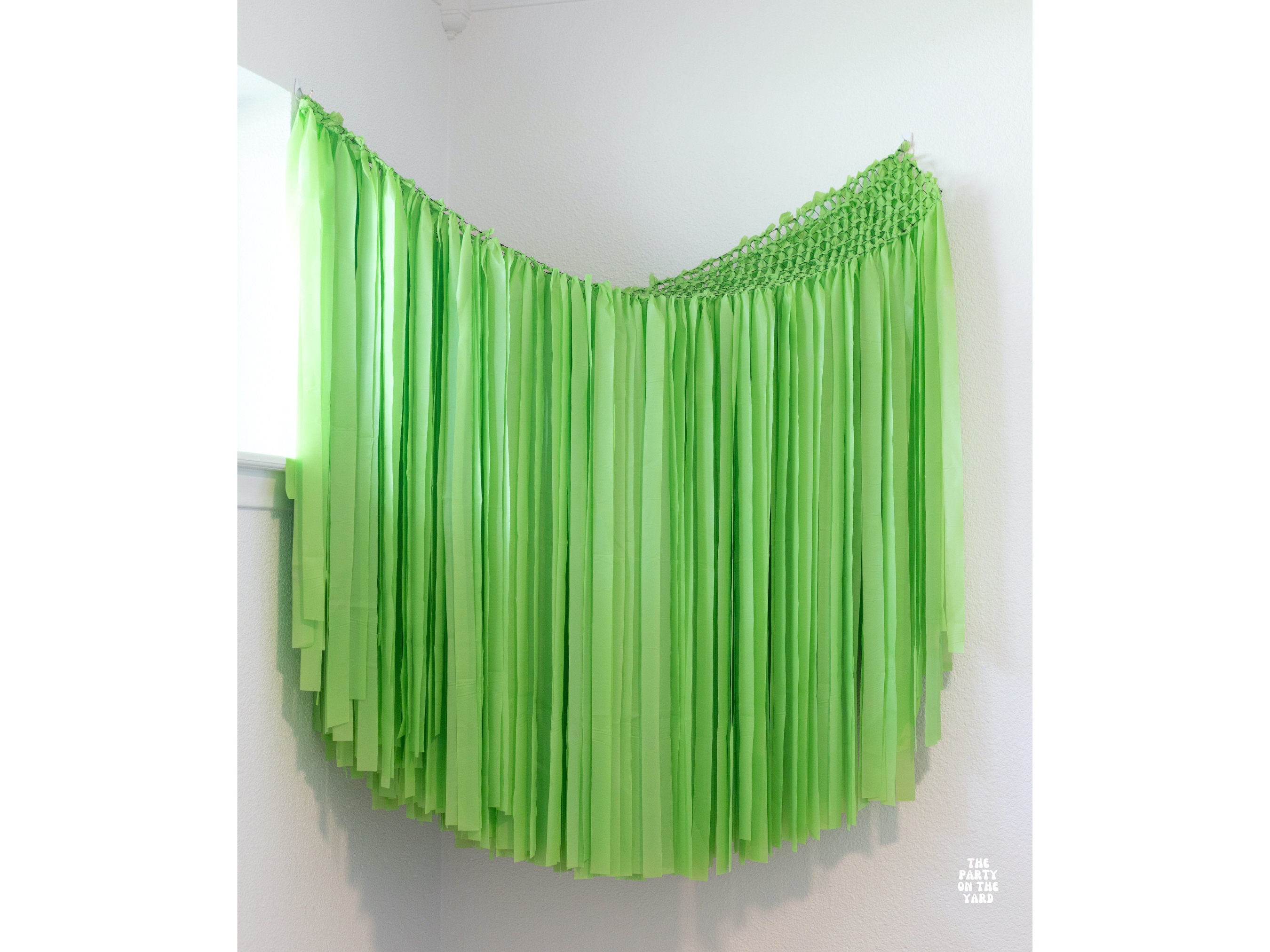 Wedding Decor, Plastic Fringe Ceiling Install, Voluminous Fringe Garlands,  Fringes, Party Decor, Fringe Garland, Fringe 