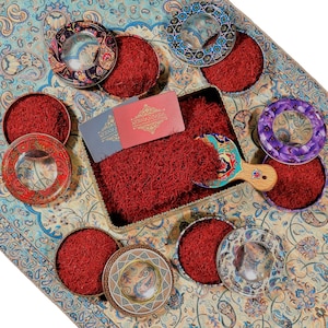Persian Saffron Artisanal Superior Quality (Long Threads) - Metal Gift Box (except for purchases of 0.5g & 1g)