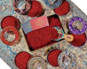 Persian Saffron Artisanal Superior Quality (Long Threads) - Metal Gift Box (except for purchases of 0.5g & 1g)