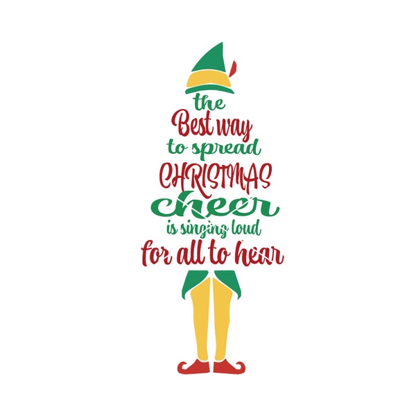 Elf Hat Svg, Buddy the elf svg, Elf Socks Svg, Elf Ears Svg, Christmas Svg, Christmas Hat Svg, Santa Svg, Cute Christmas Svg, Cool Elf svg