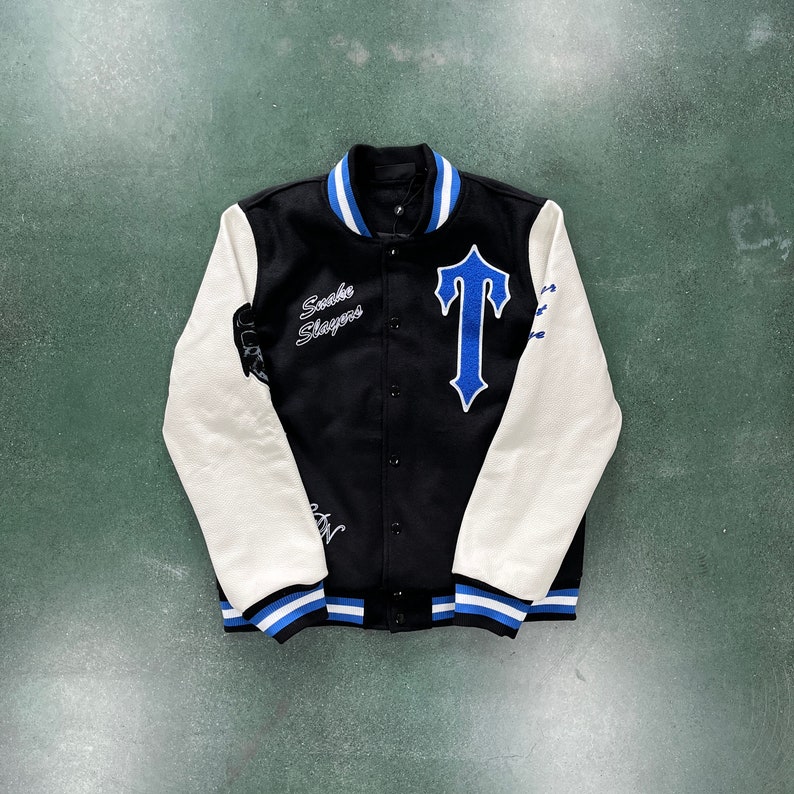 Trapstar Varsity Jacket Sizes XSXL as Seen in Dave Ft Etsy UK