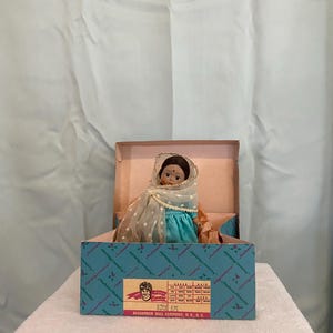 Vintage Madame Alexander India 575 Doll with Original Box and Tag