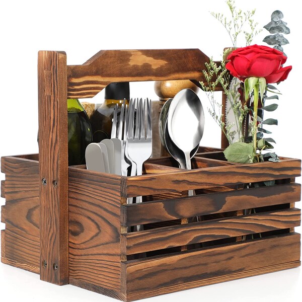 Silverware Caddy Etsy