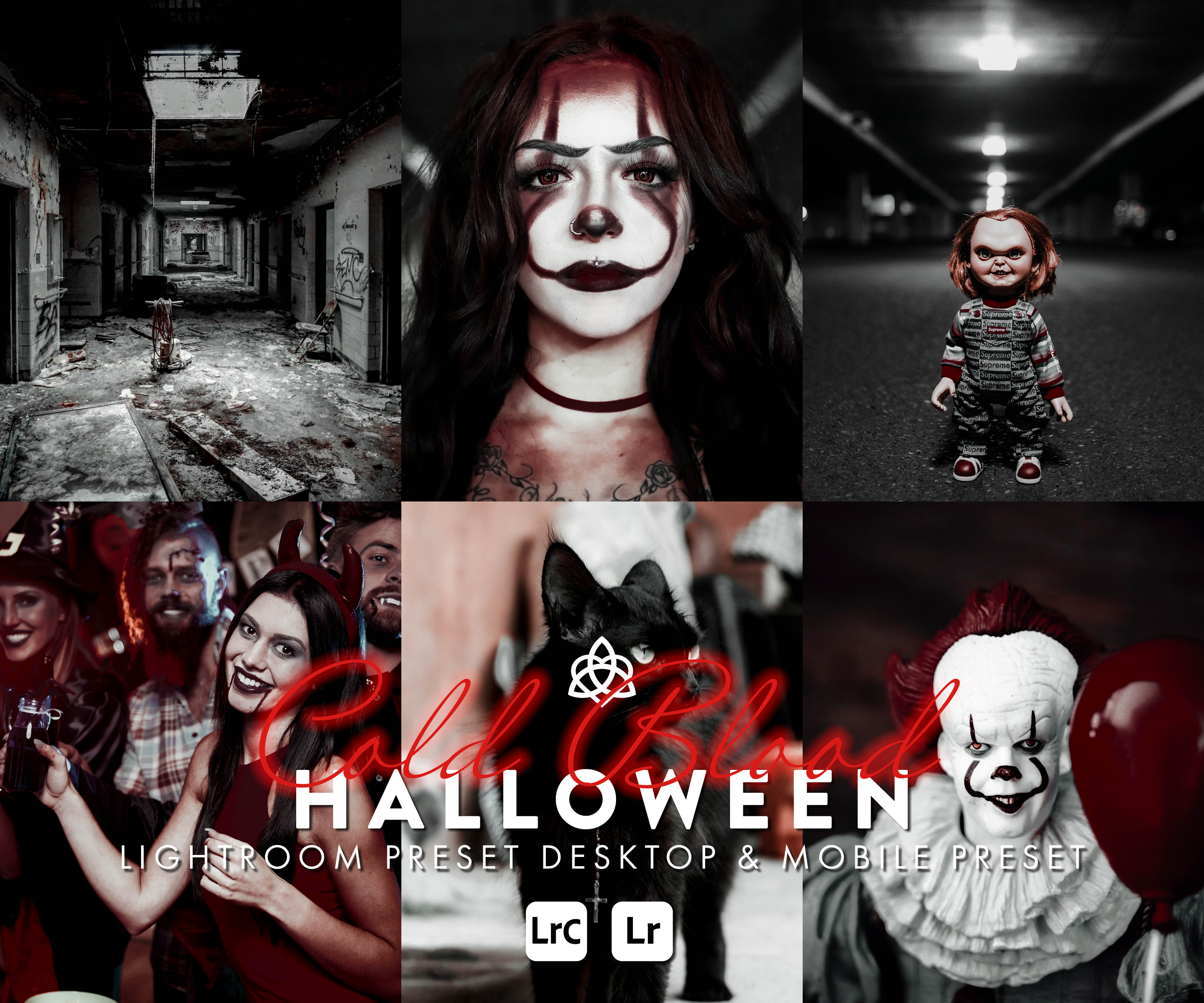 Halloween Lightroom Preset "cold Blood" for Mobile & Desktop, Single ...