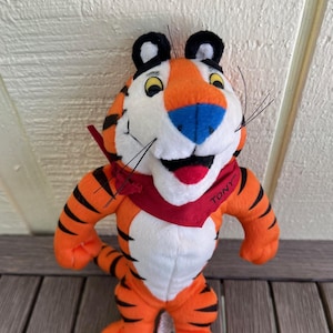 Tony The Tiger Plush Kellogs Cereal Stuffed Animal Toy 9.5” inches tall Vintage 1993