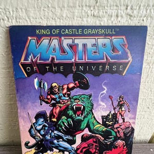 Masters Of The Universe (MOTU) - Mini Comic Book - Vintage 1981 - &quot;King of Castle Grayskull&quot; He Man
