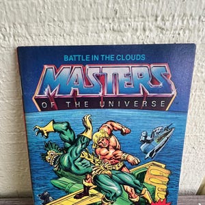 Masters Of The Universe (MOTU) - Mini Comic Book - Vintage 1981 - &quot;Battle In The Clouds&quot; He Man