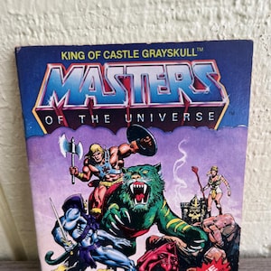Masters Of The Universe (MOTU) - Mini Comic Book - Vintage 1981 - &quot;King of Castle Grayskull&quot; He Man