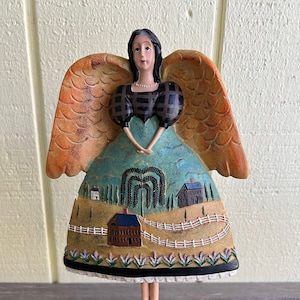 David Harden Folk Art Broken Angel Country Landscape Americana 1990s