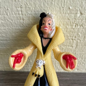 Cruella DeVille Figure Bendy McDonald&#39;s Happy Meal 101 Dalmatians - 1991