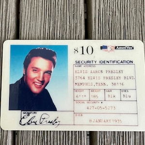 Carte téléphonique Elvis AmeriVox VINTAGE 1994