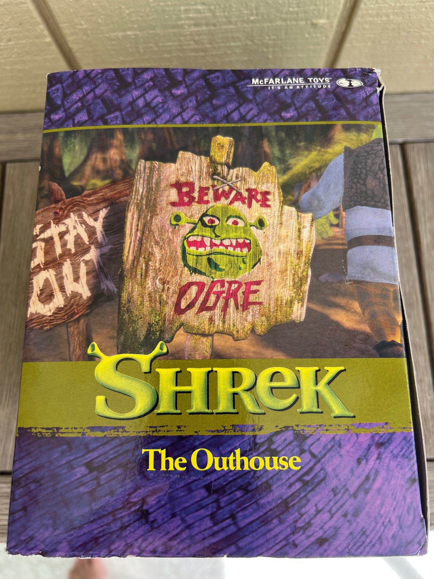 Shrek the Outhouse Action Figure Play-set Mcfarlane Toys 2001 - Etsy UK