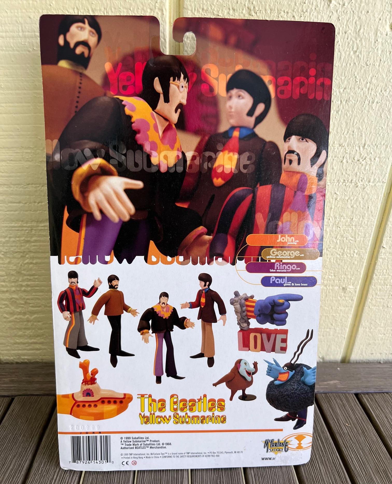 ビートルズのジョンとジェレミー・マクファーレンのおもちゃ 1999年
