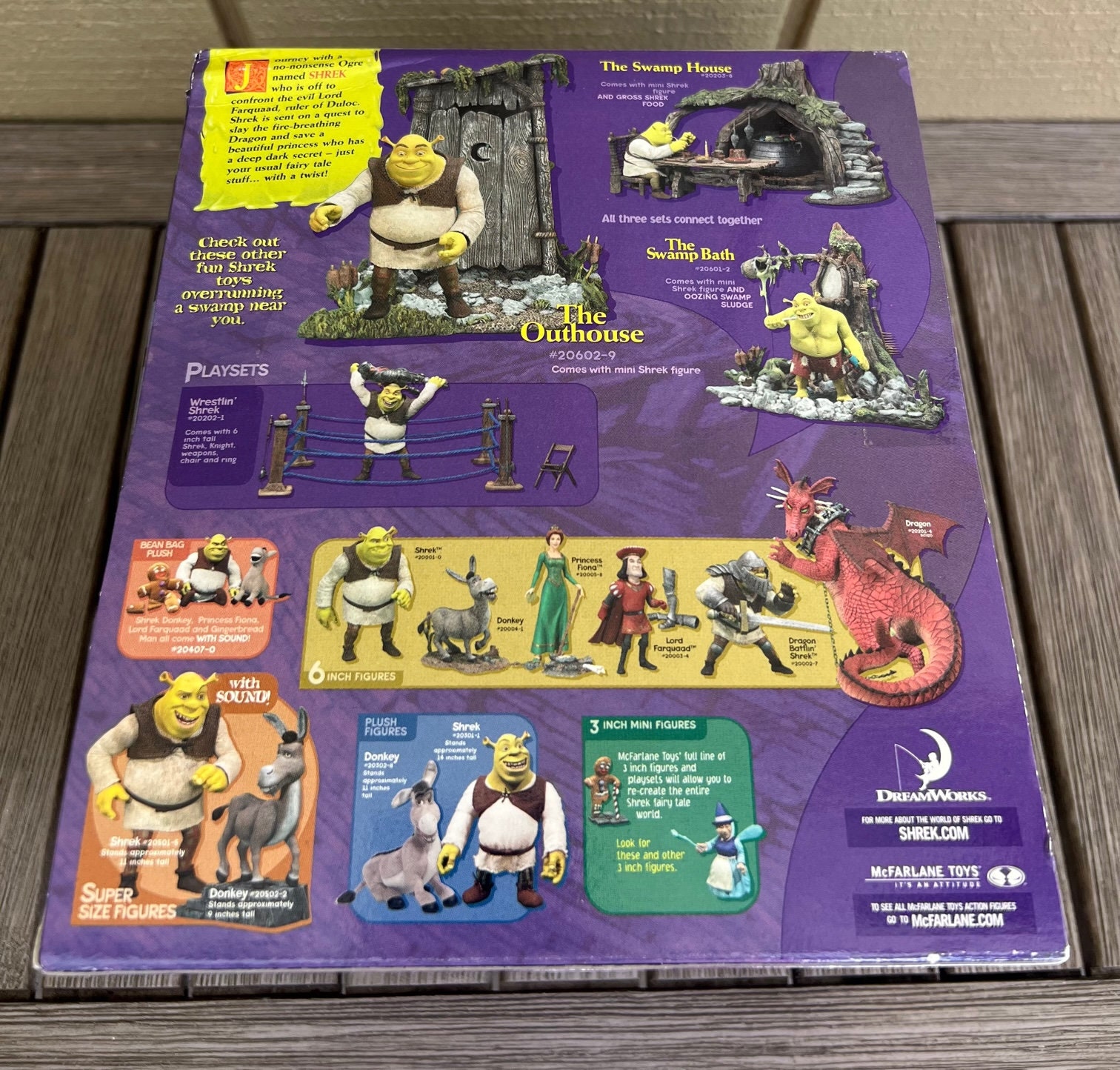 Shrek the Outhouse Action Figure Play-set Mcfarlane Toys 2001 - Etsy UK