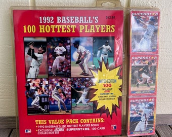 1990-91 Baseball's 100 Hottest Rookies Value Pack Score Rising Star Cards -  Etsy