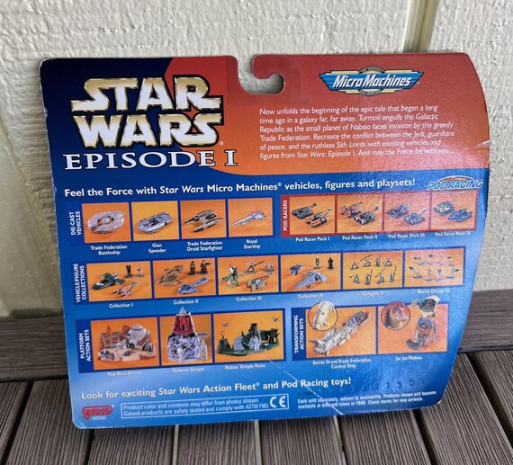Star Wars Micro Machines Episode 1 Collection III Galoob Toys 1998