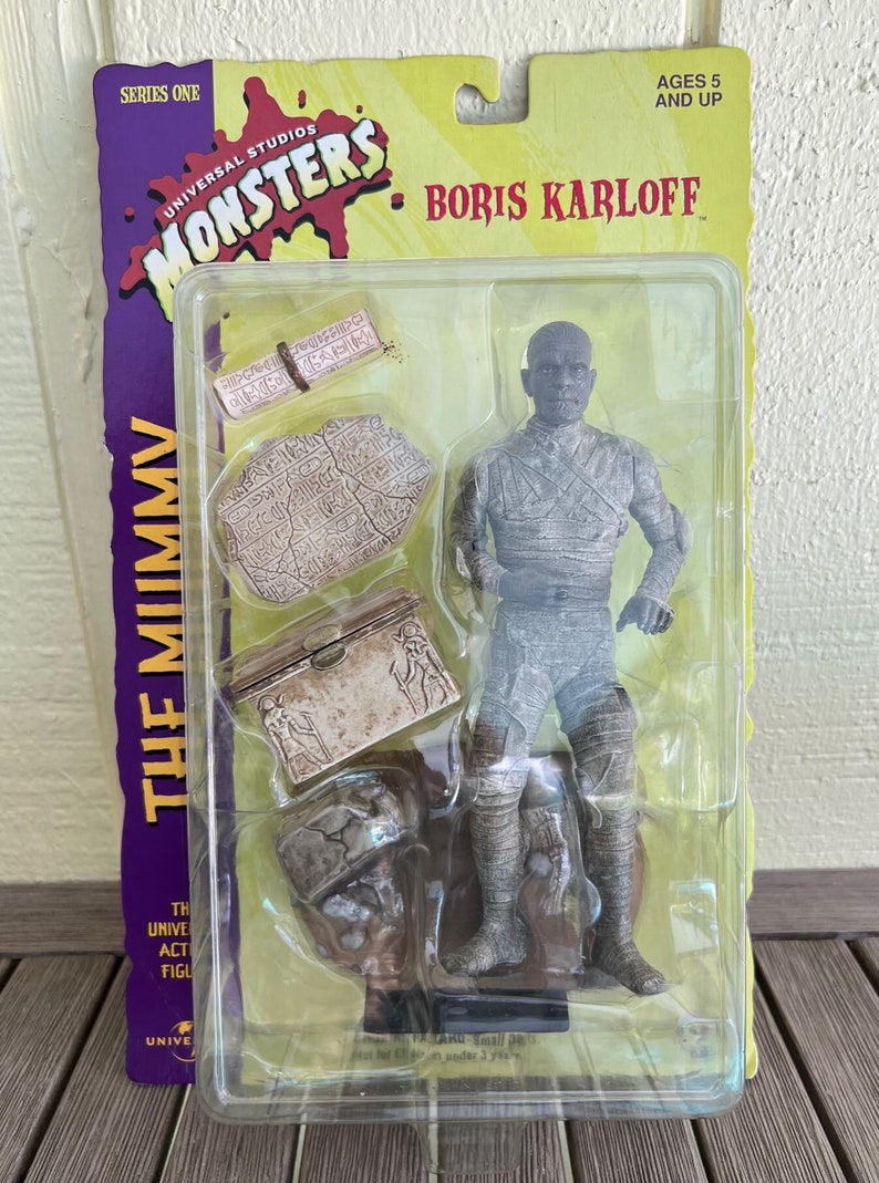 The Mummy Boris Karloff Action Figure Universal Monsters Series 1 ...