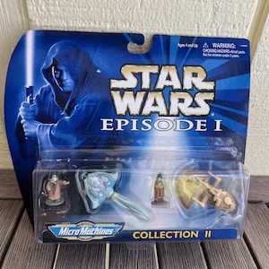 Star Wars Episode 1 Micro Machines Collection II Vintage Galoob Toys 1999 NEW SEALED