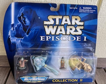 Star Wars Episode 1 Micro Machines Collection II Vintage Galoob Toys 1999 NEW SEALED
