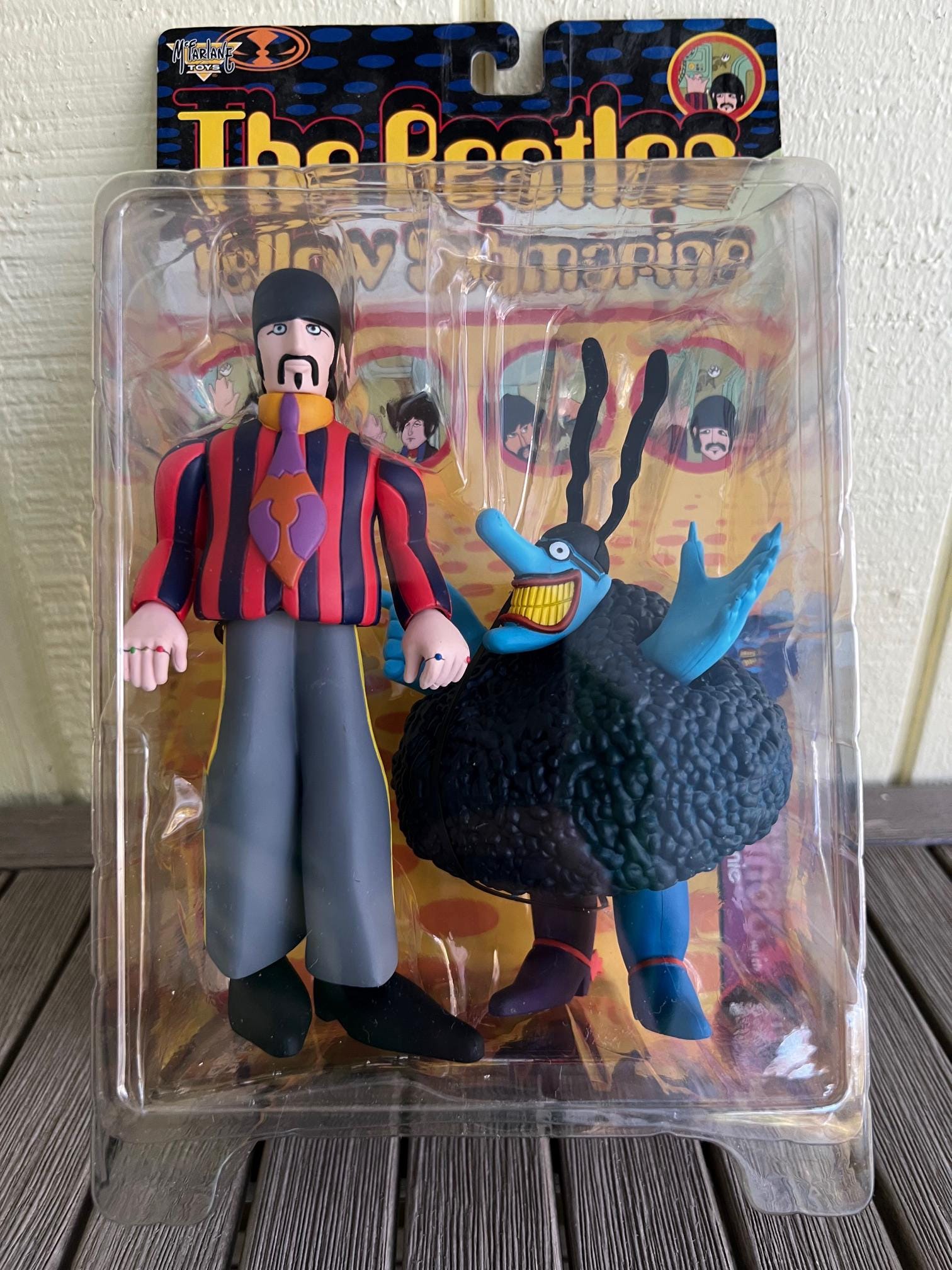 McFarlane Action Figure The Beatles Yellow Submarine – Ringo Starr Con Blue Meanie, 19 Cm, Pezzo Da Collezione Del 1999 - 2