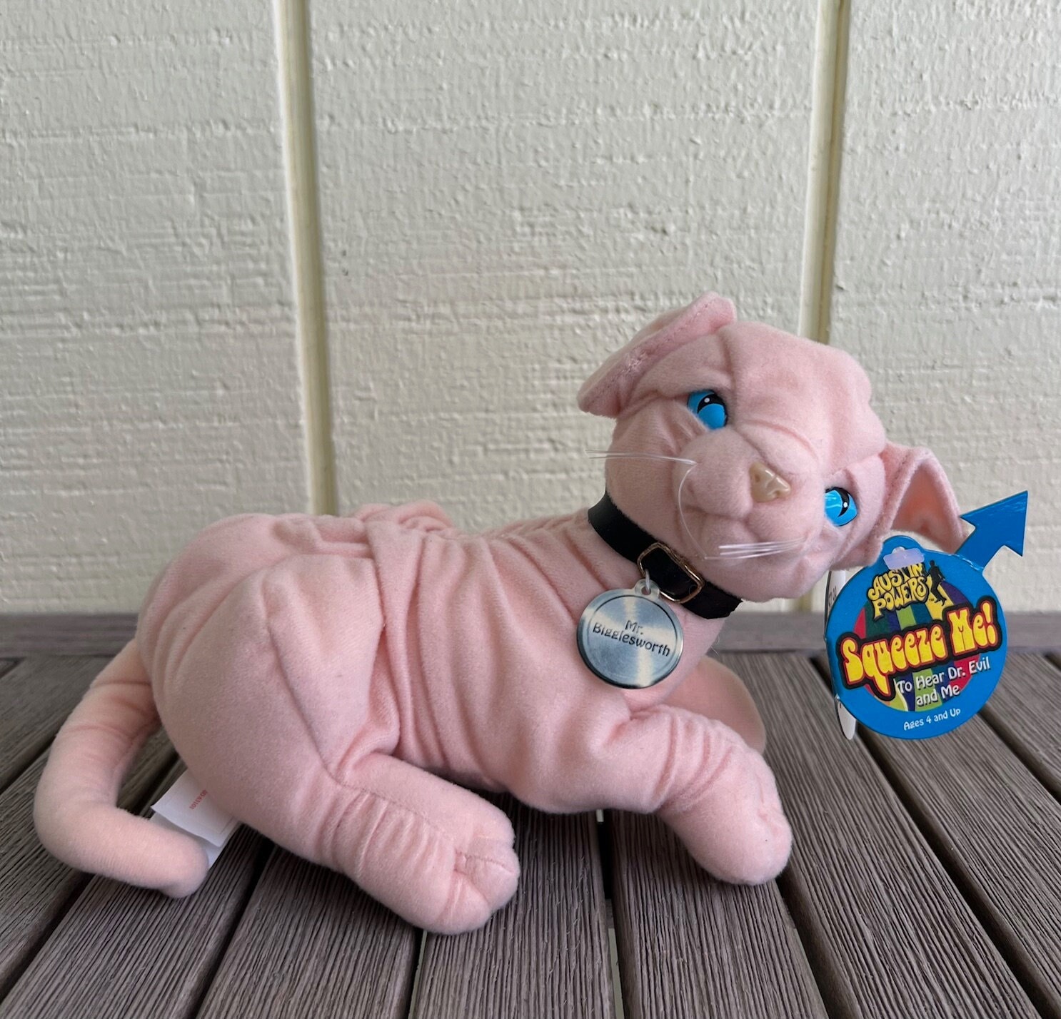 Mr. Bigglesworth Austin Powers Dr. Evil s Cat 7 Inch Plush Vintage 1999 NEW Etsy