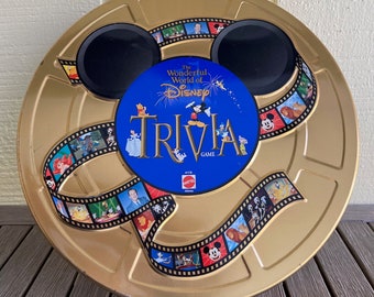 ワンダフルワールドオブディズニー　（※動きません）シリアルナンバー入り マテル社製 ディズニー トリビアゲーム ワンダフルワールド 1997年製