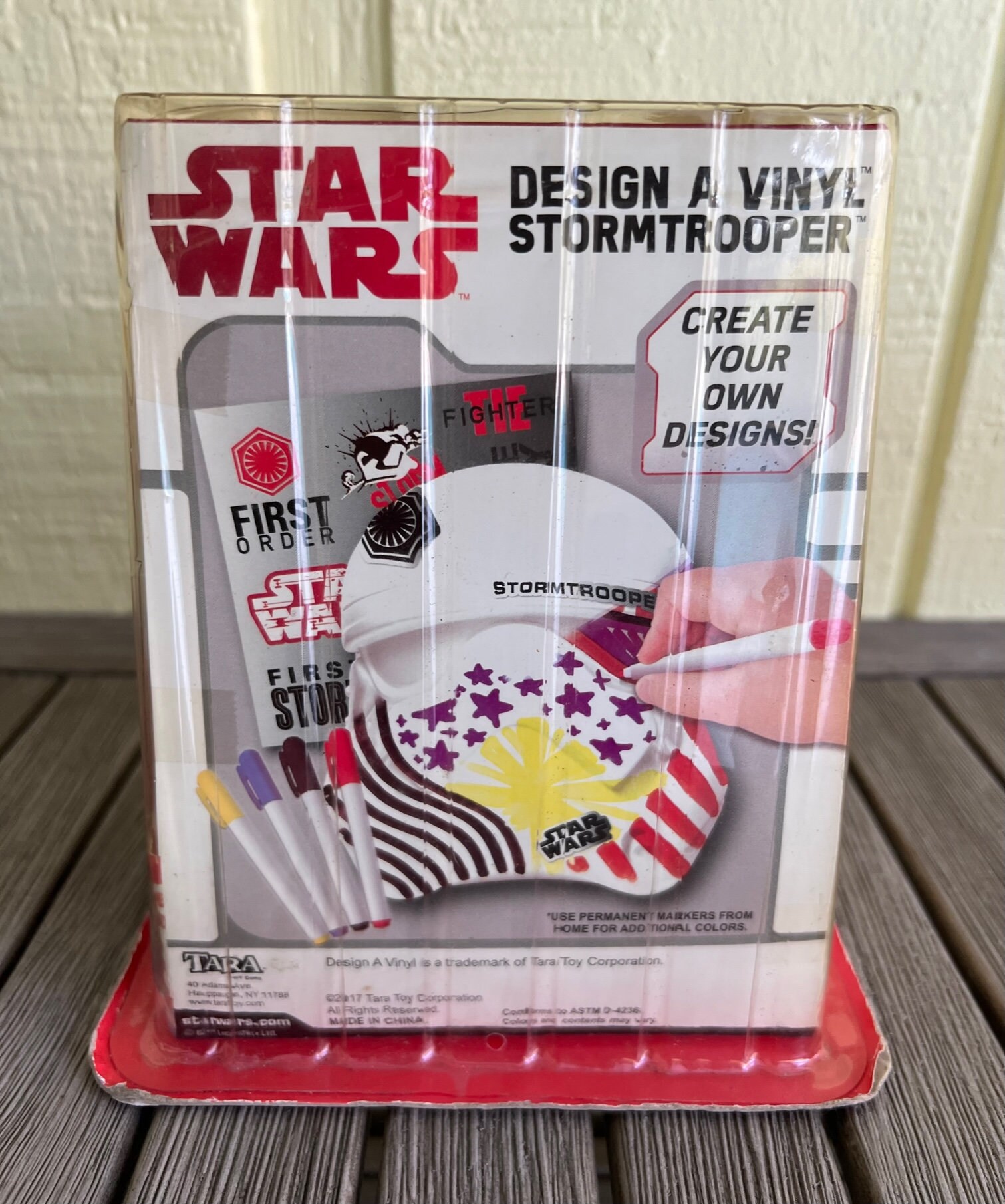 Star Wars Design A Vinyl Storm Trooper NEW With Sticker