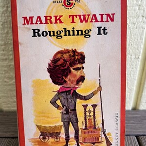 Mark Twain Roughing It FIRST EDITION Paperback Not Signed