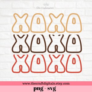 XOXO svg, Valentines day svg, love svg, retro valentines day svg, valentines day files